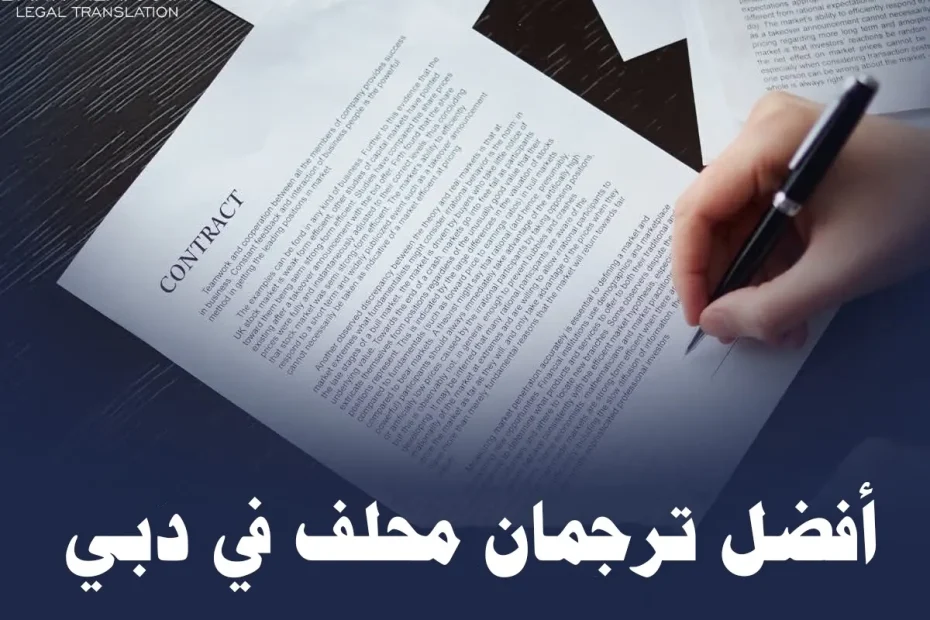 ترجمان محلف في دبي