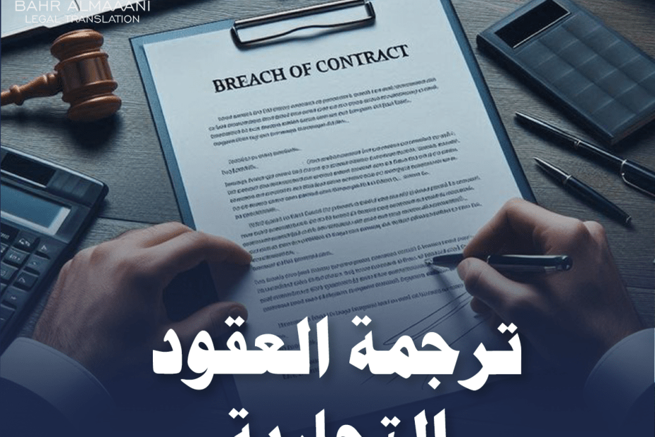 ترجمة العقود التجارية