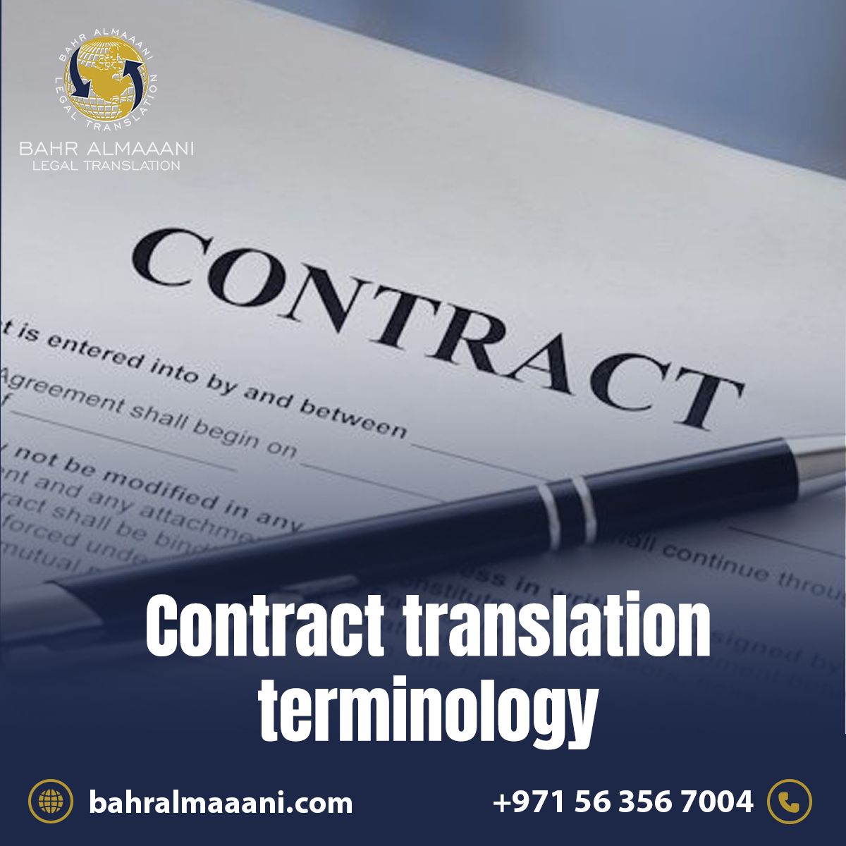 Contract Translation Terminology