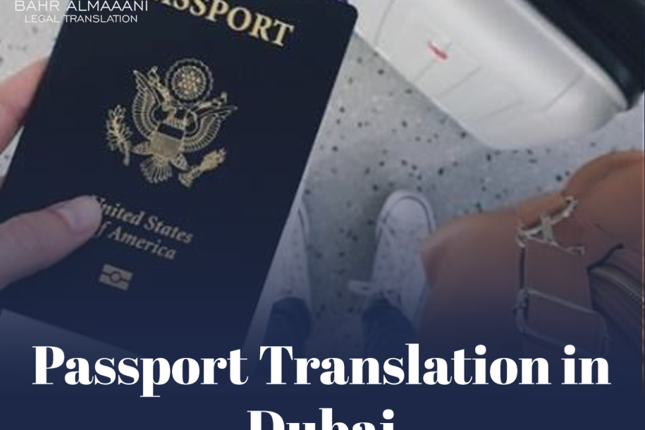 Passport Translation in Dubai