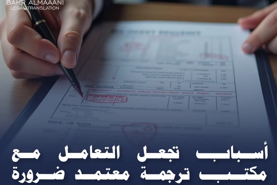 مكتب ترجمة معتمد