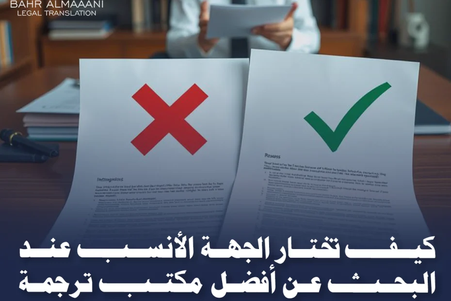 أفضل مكتب ترجمة معتمد