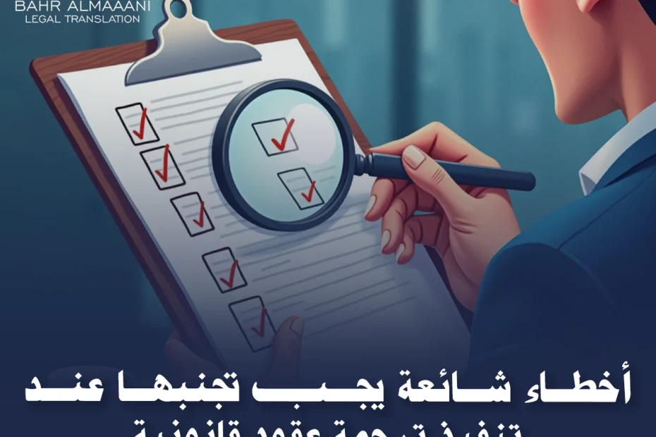 ترجمة عقود قانونية