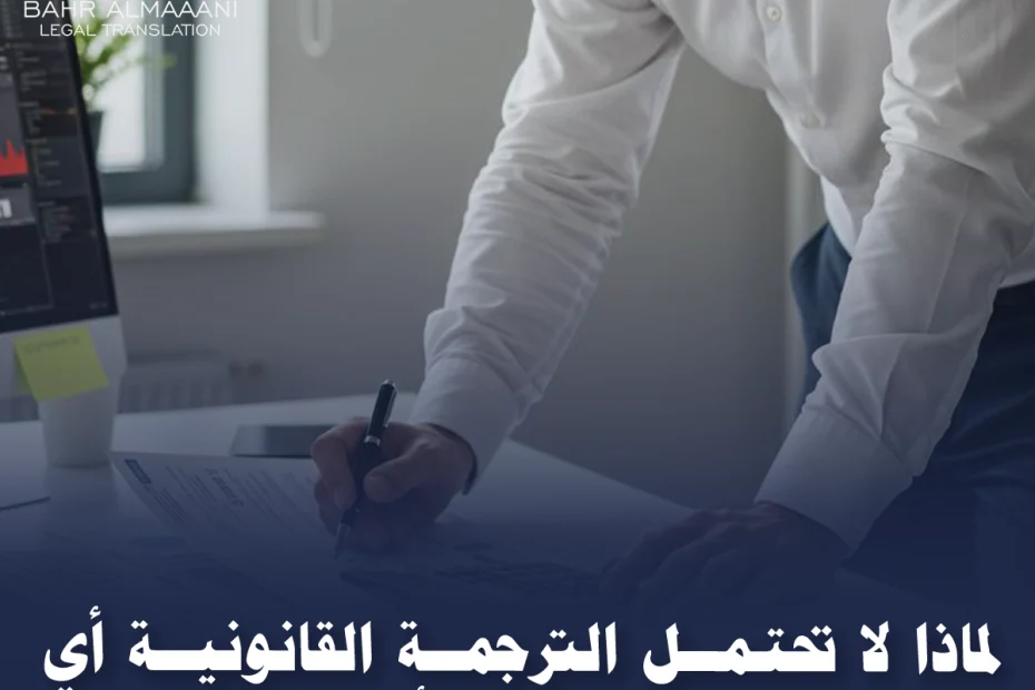 الترجمة القانونية
