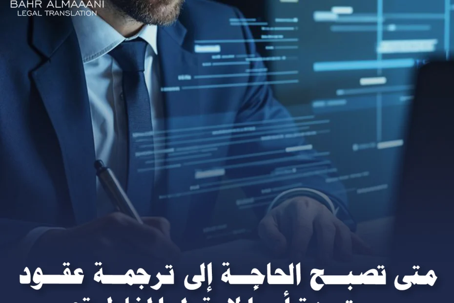 ترجمة عقود معتمدة