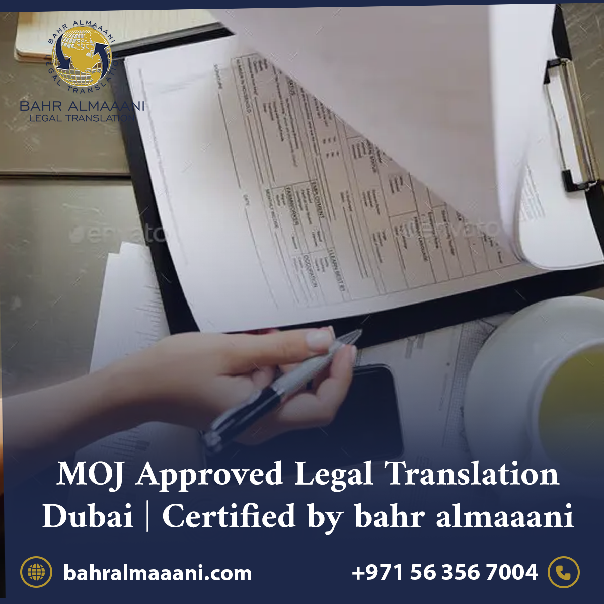MOJ Approved Legal Translation Dubai: Court-Ready Accuracy by bahr almaaani (2026 Guide)